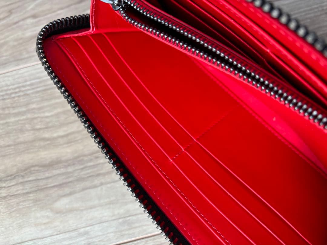 クリスチャンルブタン パネトーネ 長財布 スタッズ ブルー 正規品　青