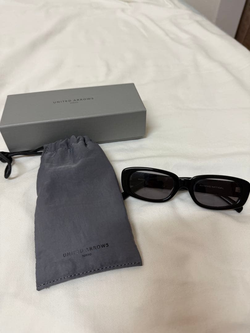 UNITED ARROWSサングラス ブラック　金子眼鏡
