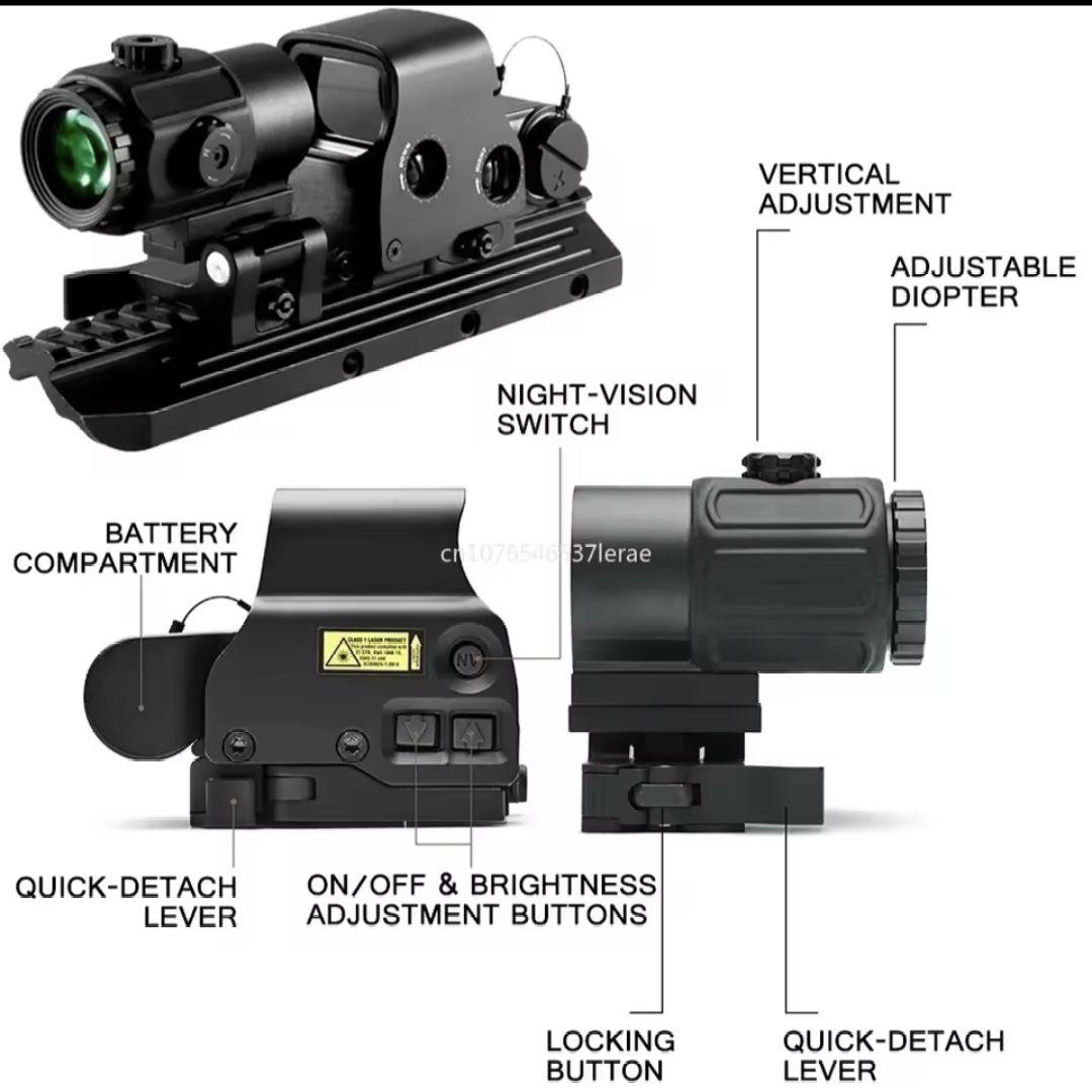 eotech 558 G45 タイプ マグニファイア ホロサイト スコープ