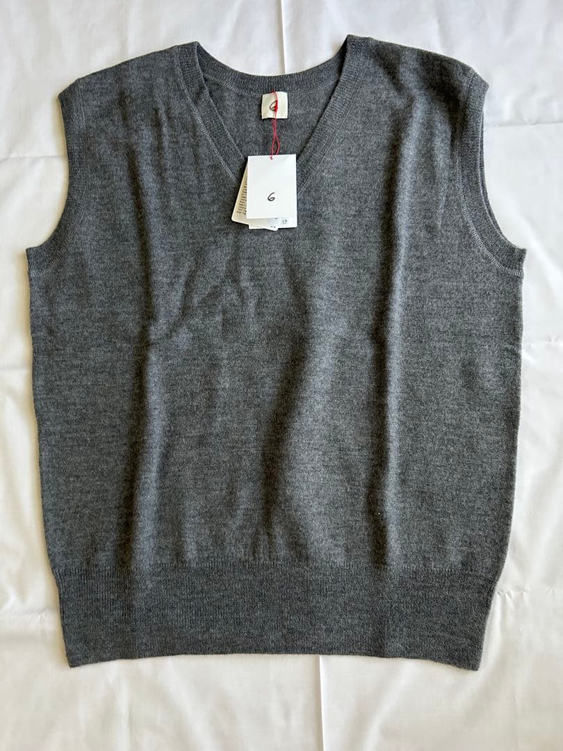 【新品未使用】6(ROKU) ウール ボイル ニットベスト