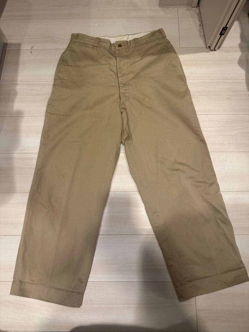 us army チノ チノパン 50s ヴィンテージ ビンテージ　W34×L33