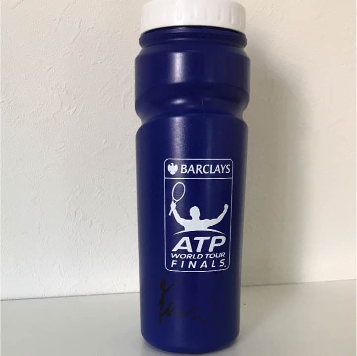 錦織圭選手サイン入り水筒 ATPツアー