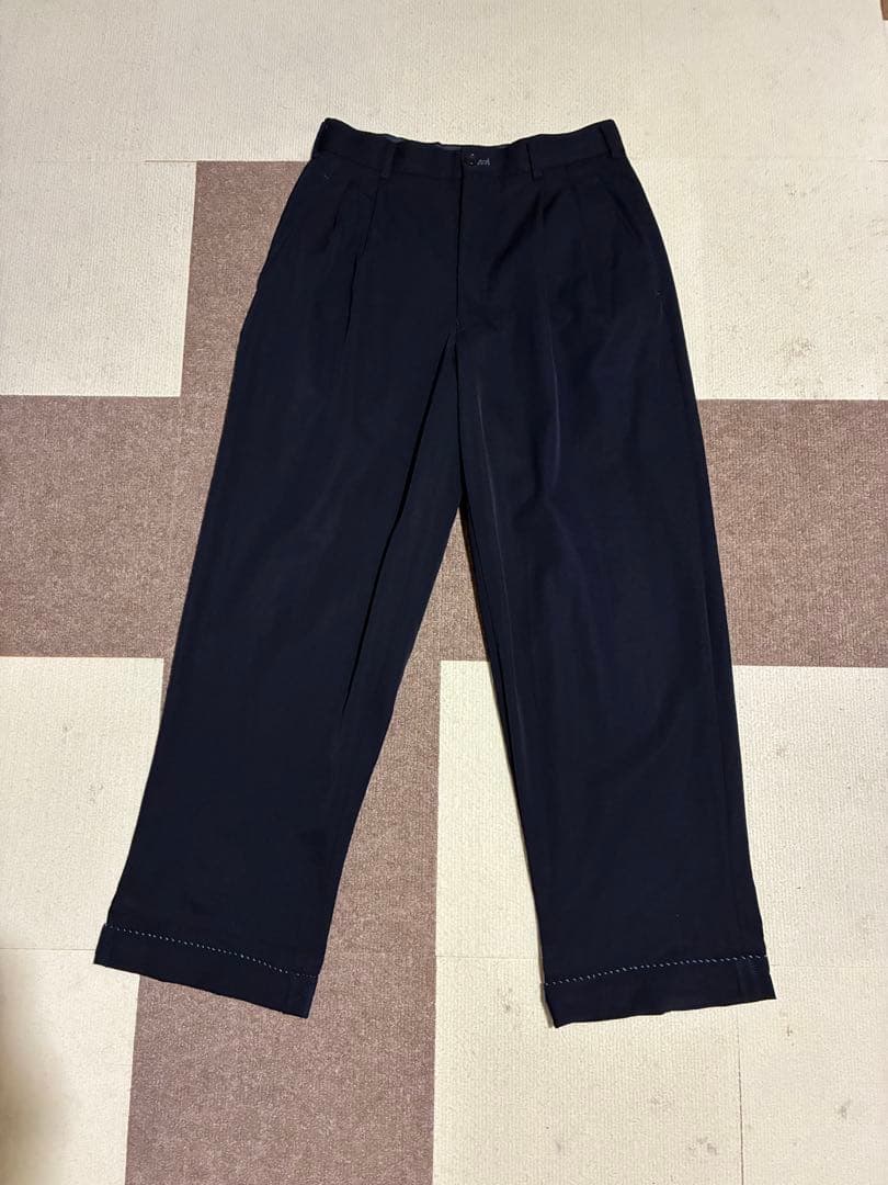 COMME des GARÇONS homme plus ネイビー スラックス