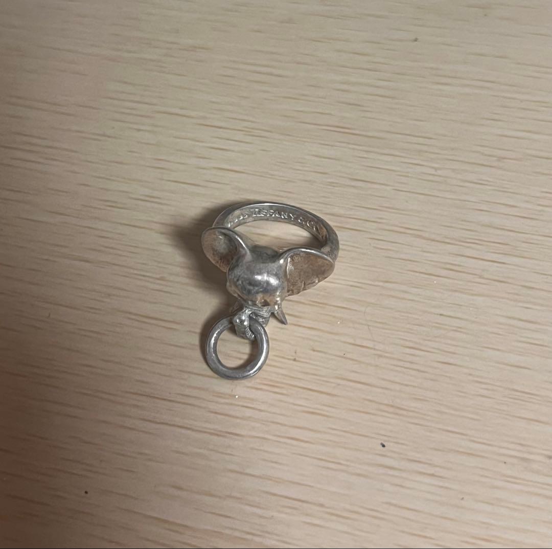 ヴィンテージティファニー1995 925 象 シルバーリング