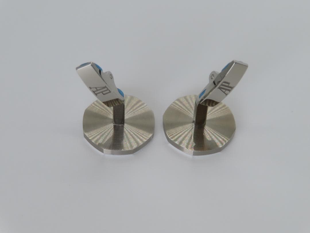 オーデマピゲ ロイヤルオーク カフス ボタン カフリンクス ブラック 黒 AP