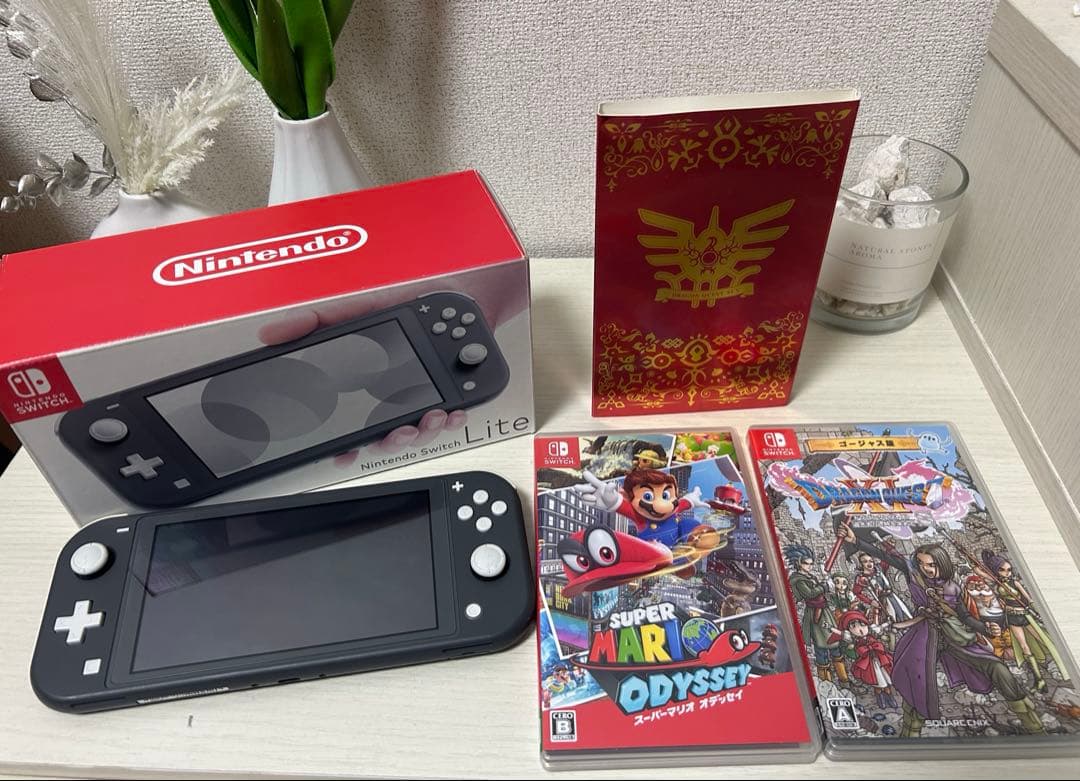 Nintendo Switch Lite グレー 本体 + ゲーム2本