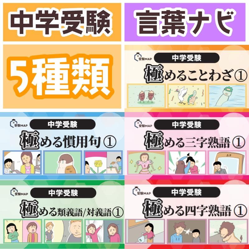 Chiii様 リクエスト 4点 まとめ商品　中学受験　暗記カード
