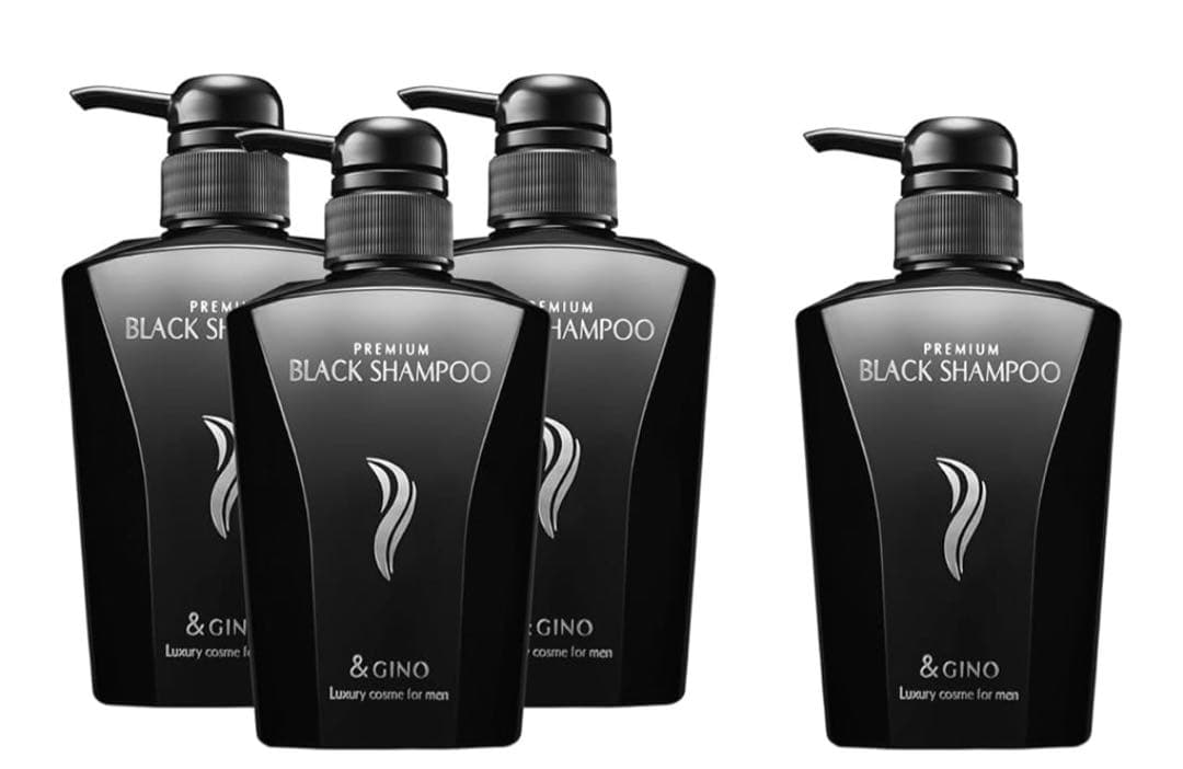 シャンプー &GINO PREMIUM BLACK SHAMPOO
