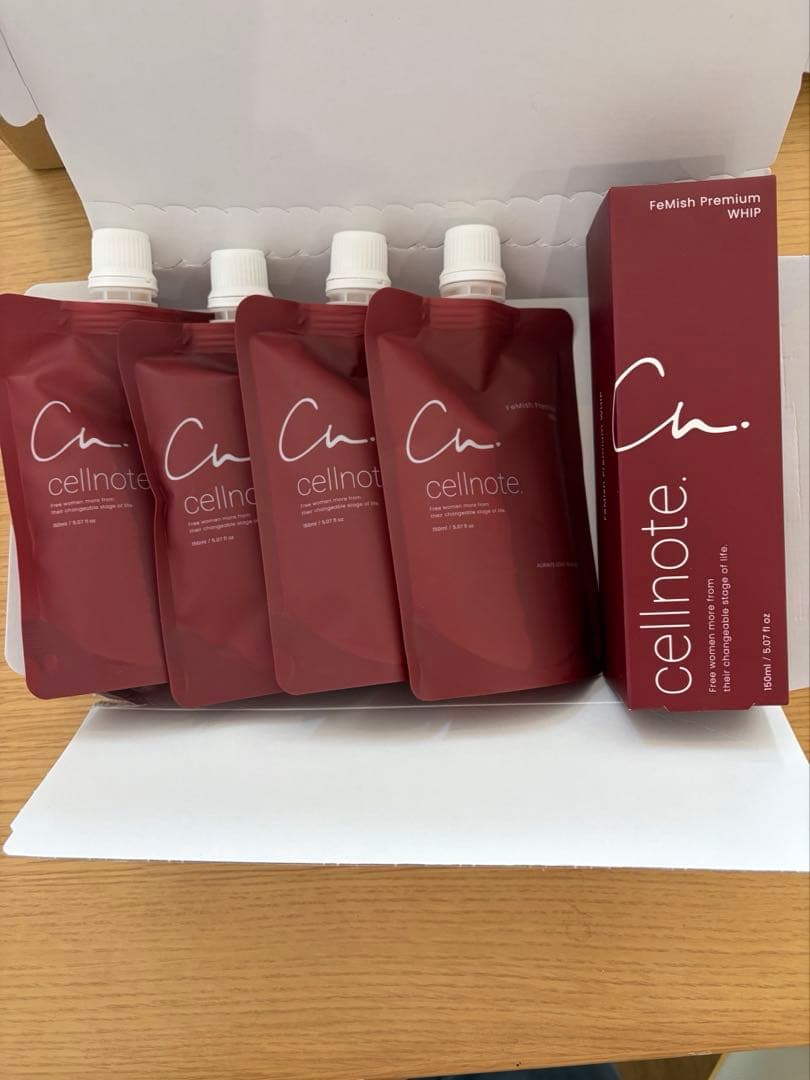 セルノート フェミッシュ プレミアム ホイップ　150mLx1 ・詰め替え用x4