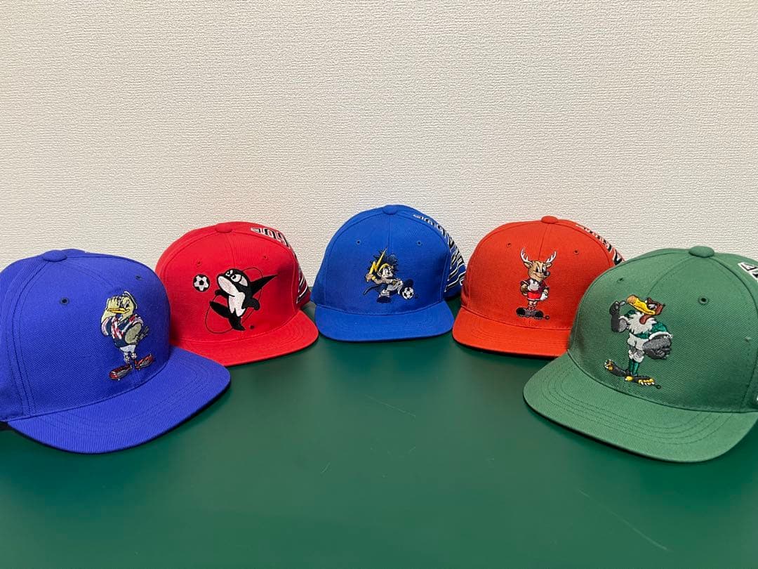 Jリーグキャップ　92年　デッドストック　セット