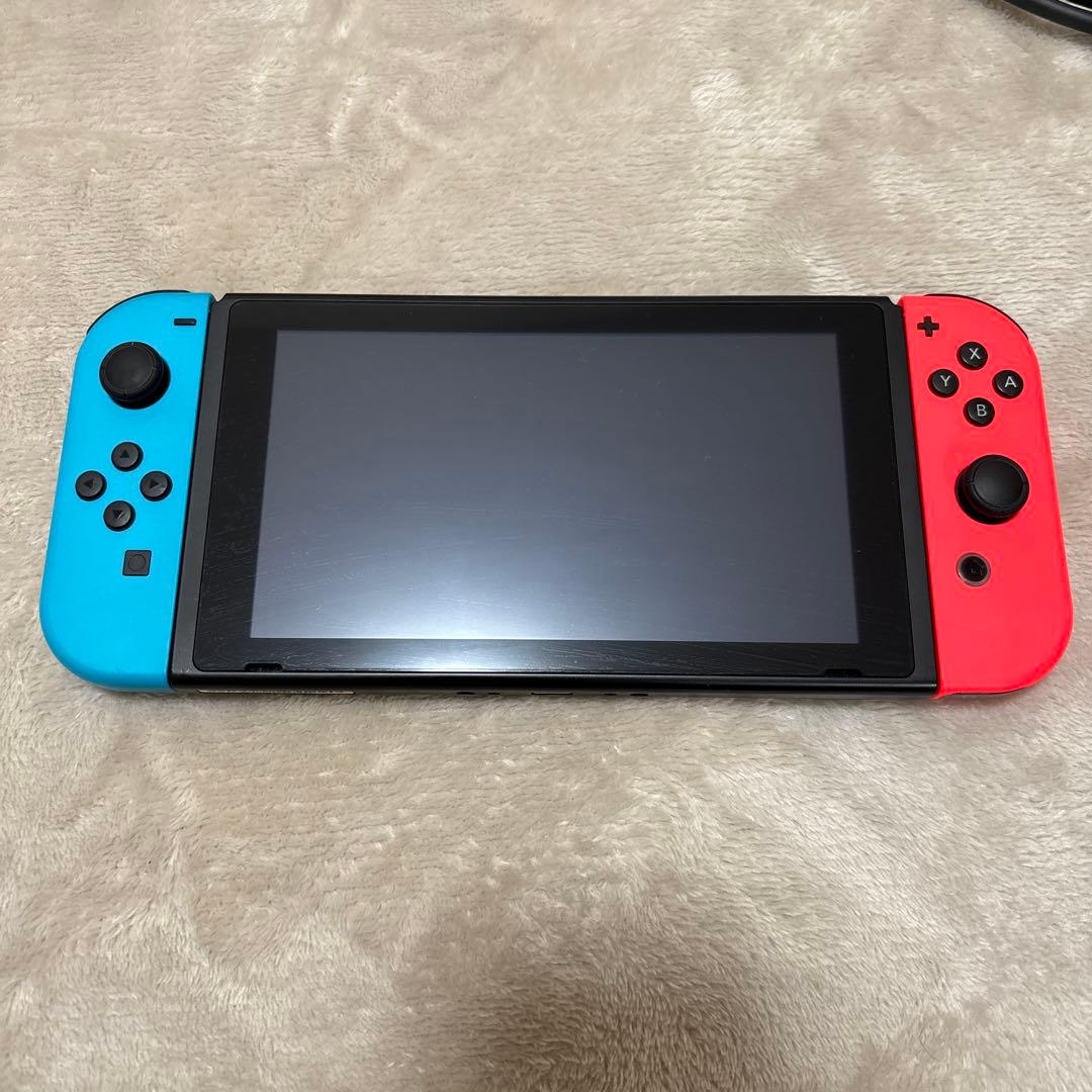 Nintendo Switch 本体 青/赤 箱付き