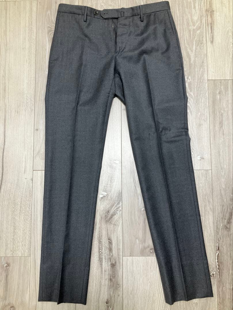【極美品】INCOTEX SUPER100'S ウール スラックス パンツ 46