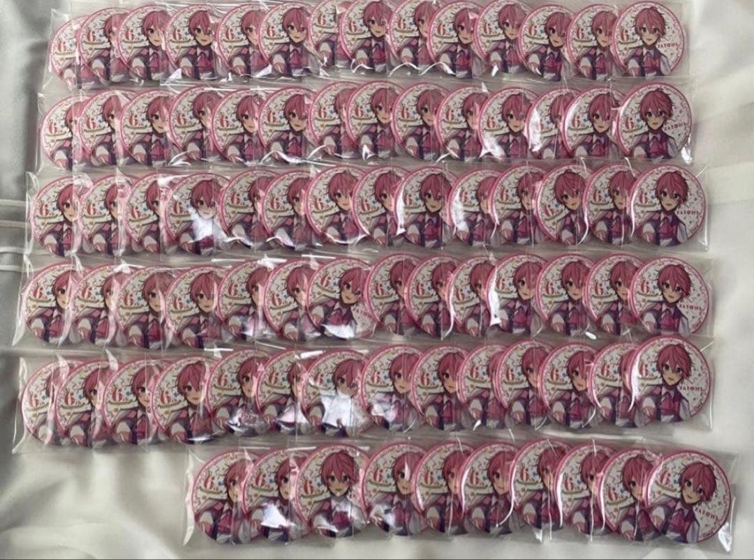 さとみくん 6周年 缶バッジ 80個セット