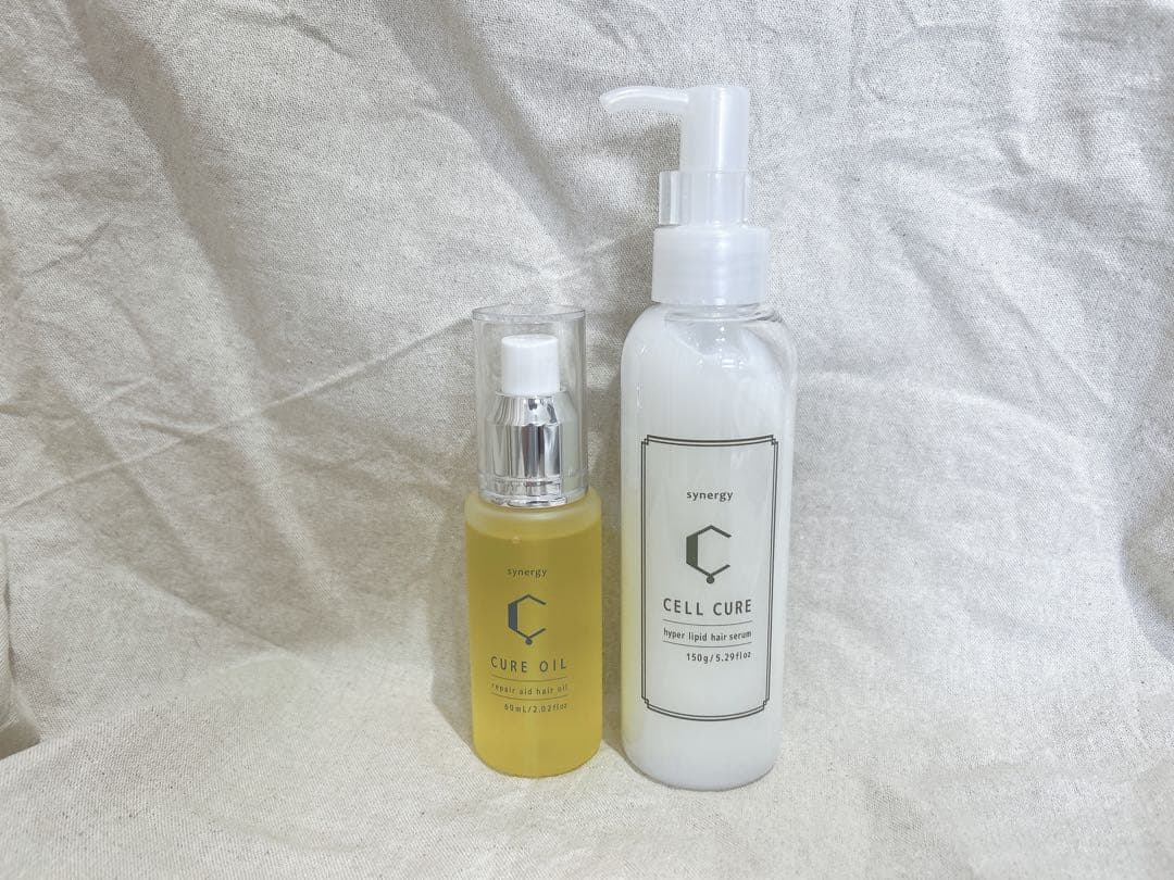 シナジー　セルキュアヘアミルク　キュアオイルシャンプートリートメント1000ml