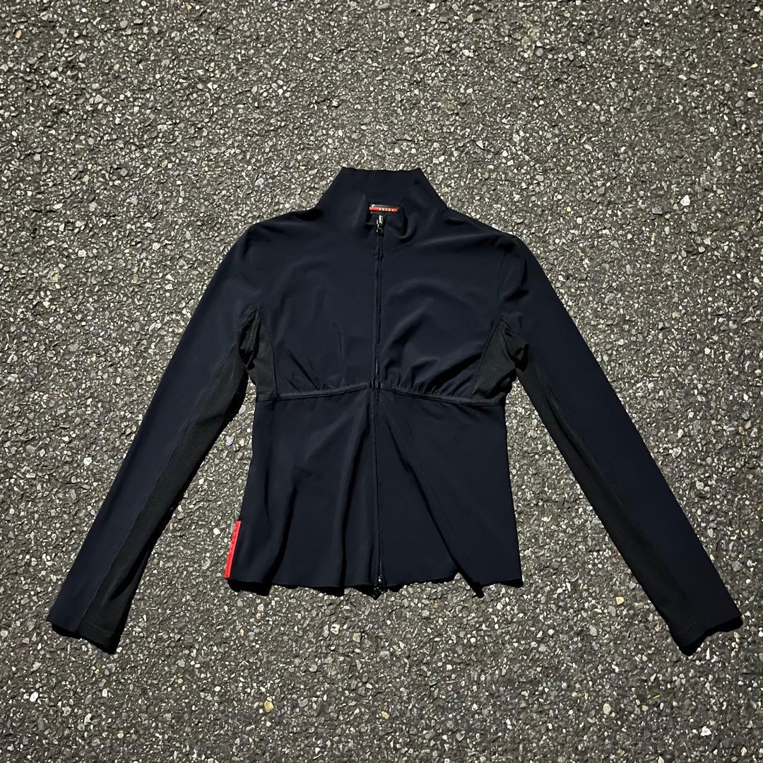 ジャケット・アウター 00s Prada sport archive zip nylon jacket