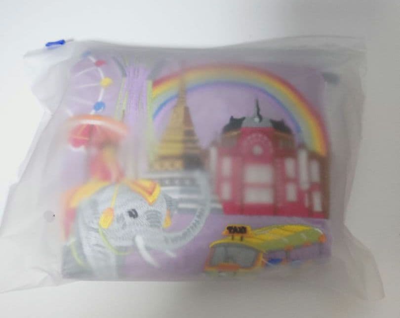 新品未開封☆JAL日本航空限定　ボールアンドチェーンオリジナルバッグМライラック