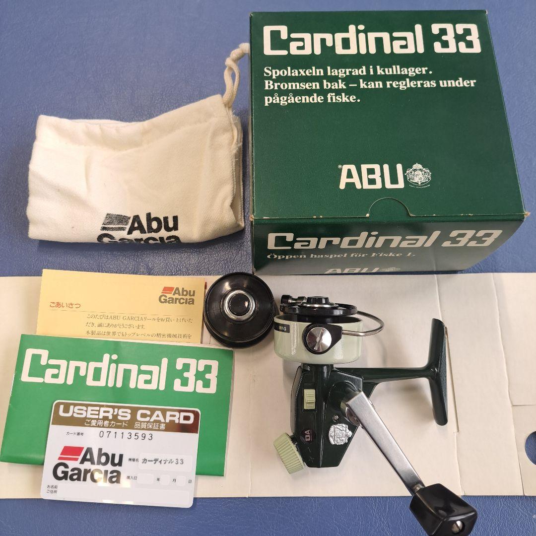 ABU Garcia Cardinal 33 スピニングリール新品未使用カード有