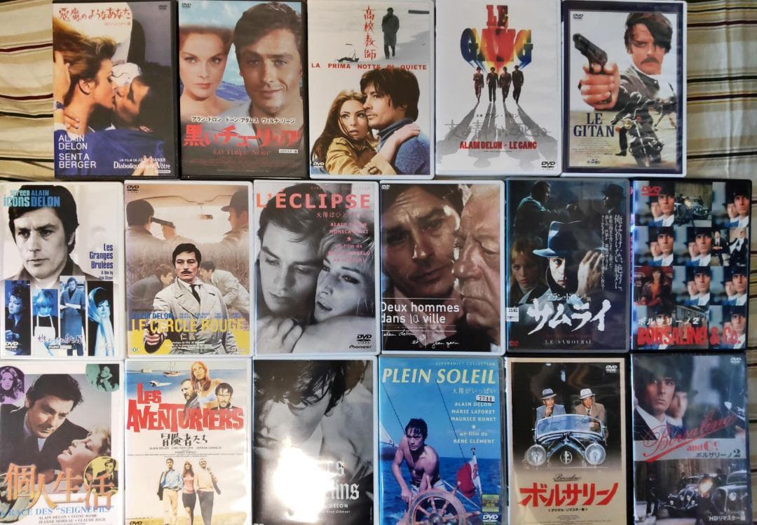 太陽がいっぱい、ボルサリーノ等 アランドロンセット セル、レンタル 廃盤レア希少