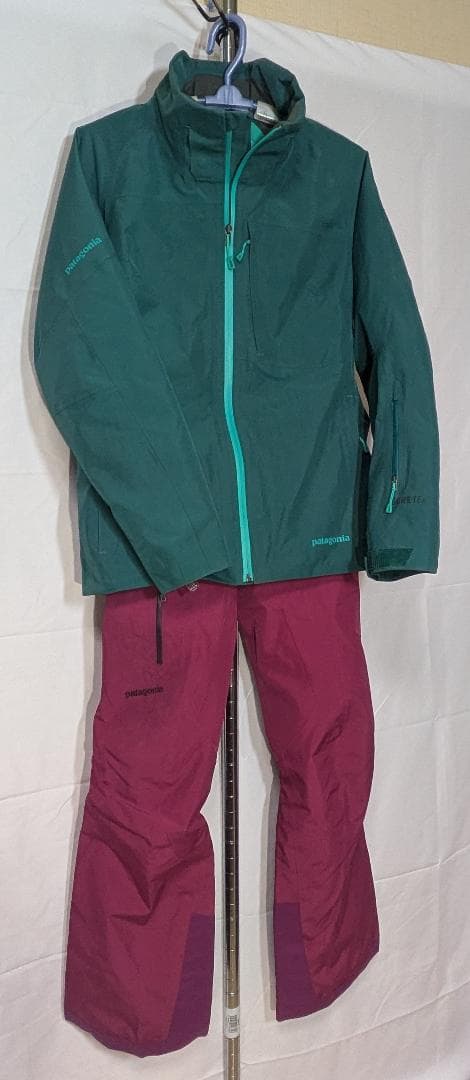 ②Patagonia スキーウエア　上(S)/下(XS) セット 　美品！
