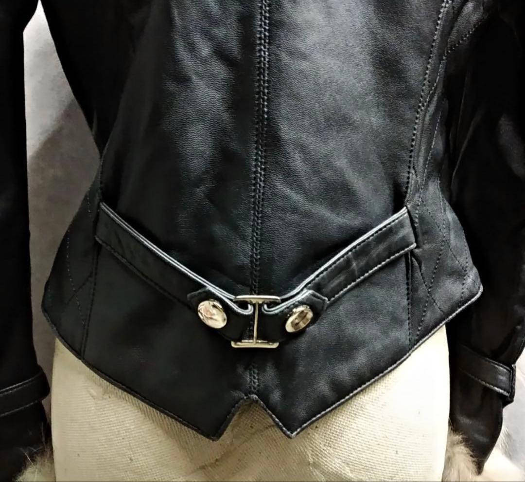 y2k　レザーコート　ファー　フェアリーグランジ　NANA