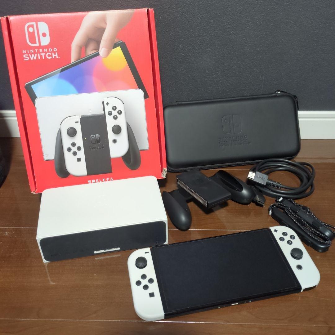 Nintendo Switch 有機ELモデル 本体 【ホワイト】周辺機器