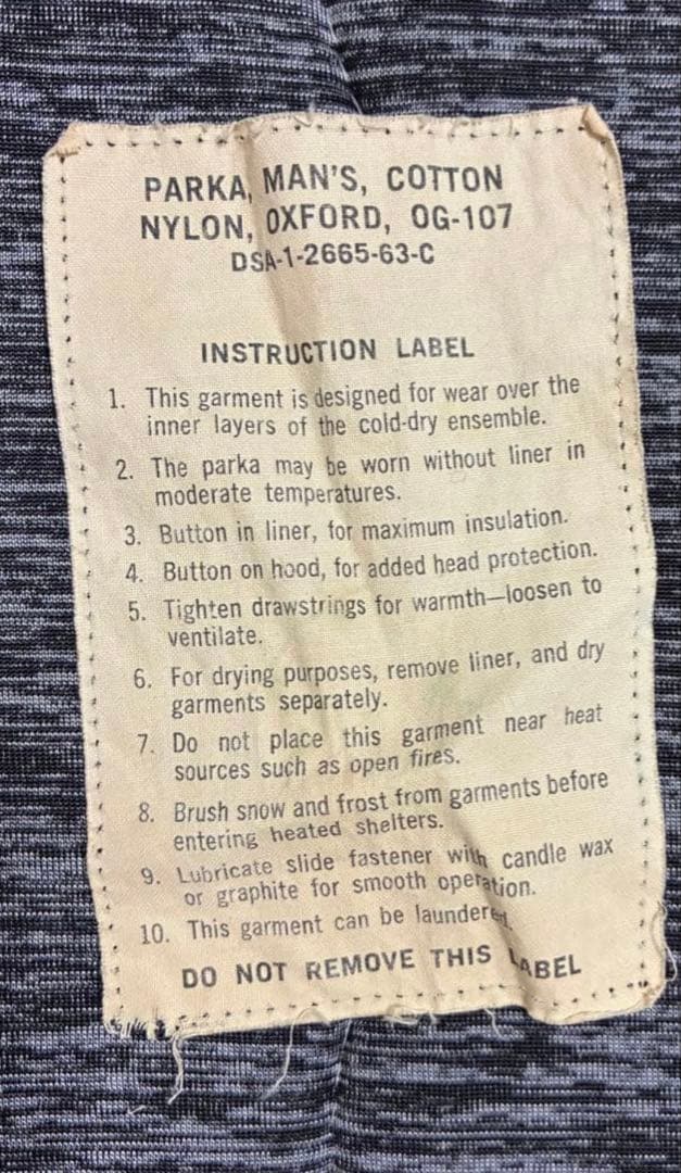 大放出　米軍　60s M-51 モッズコート　フィッシュテールパーカ ライナー
