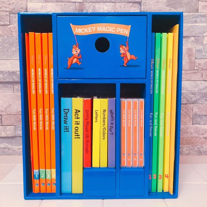 ディズニー英語システム教材 Gミッキーマジックペンセット