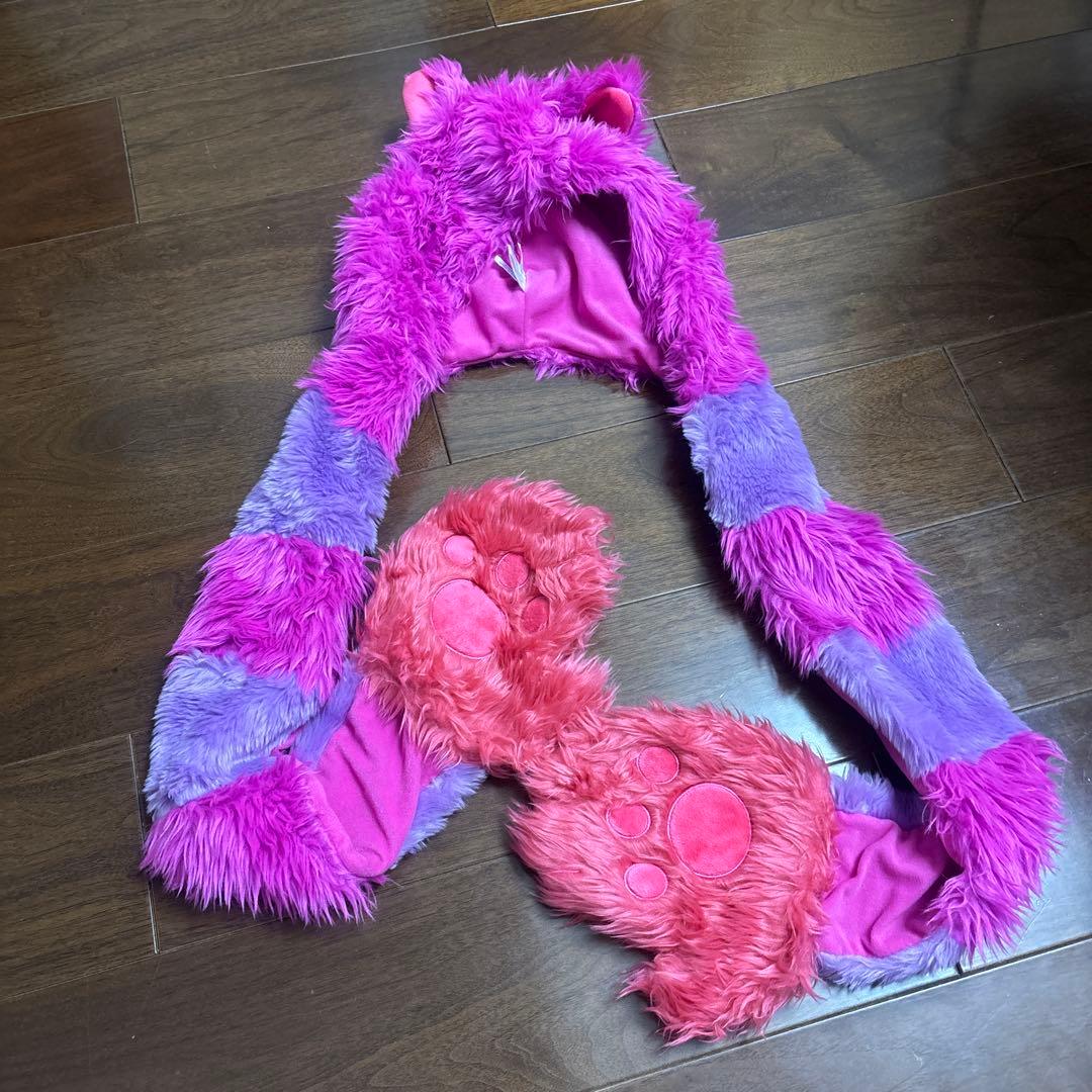 ディズニーファンキャップ手袋付きチシャ猫