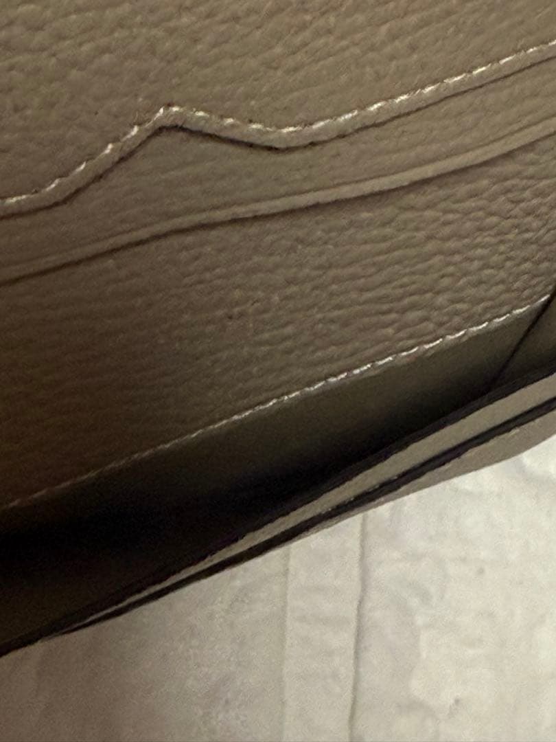 新品未使用◎BONAVENTURA ボナベンチュラ ベージュ レザー 名刺入れ