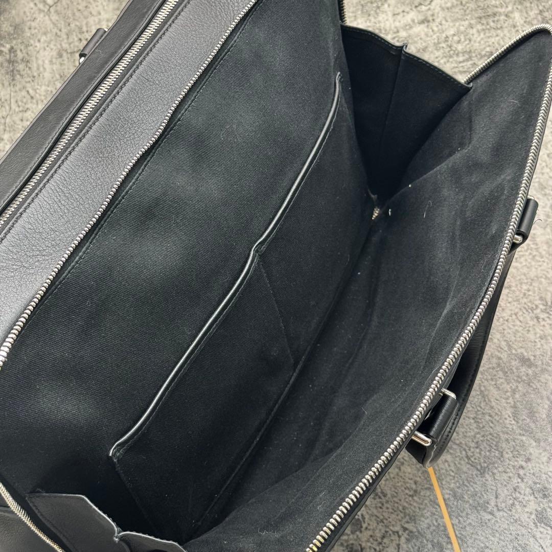 現行 極美品✨フェラガモ エンボス ガンチーニ ブリーフケース ２室 2way