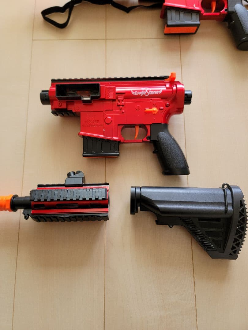 今週限定価格　大量スポンジ弾　充電式アサルトライフル　2個セット