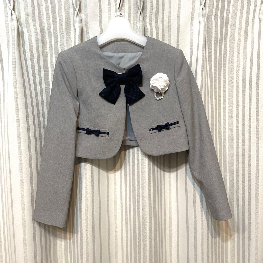 【使用3時間】CHOPIN 格子柄アンサンブル ワンピース 130