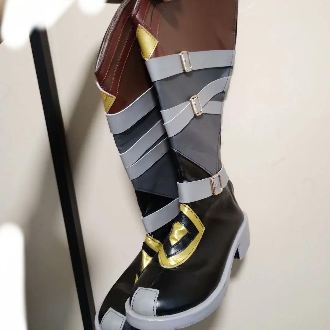 ぬ*読様 激レア 三分妄想 原神 レザー 衣装 ウィッグ 靴 フルセット 販売終