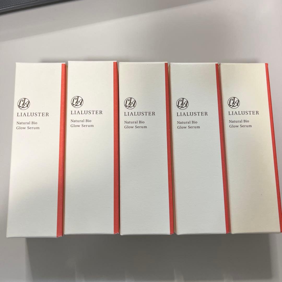 匿名配送/新品未開封 リアラスター ナチュラルビオグロウセラム 5本セット