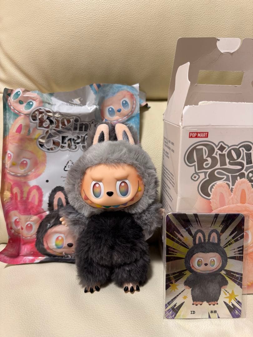 頭と体別色超レアなシークレットラブブ エナジー ID本我 ぬいぐるみlabubu