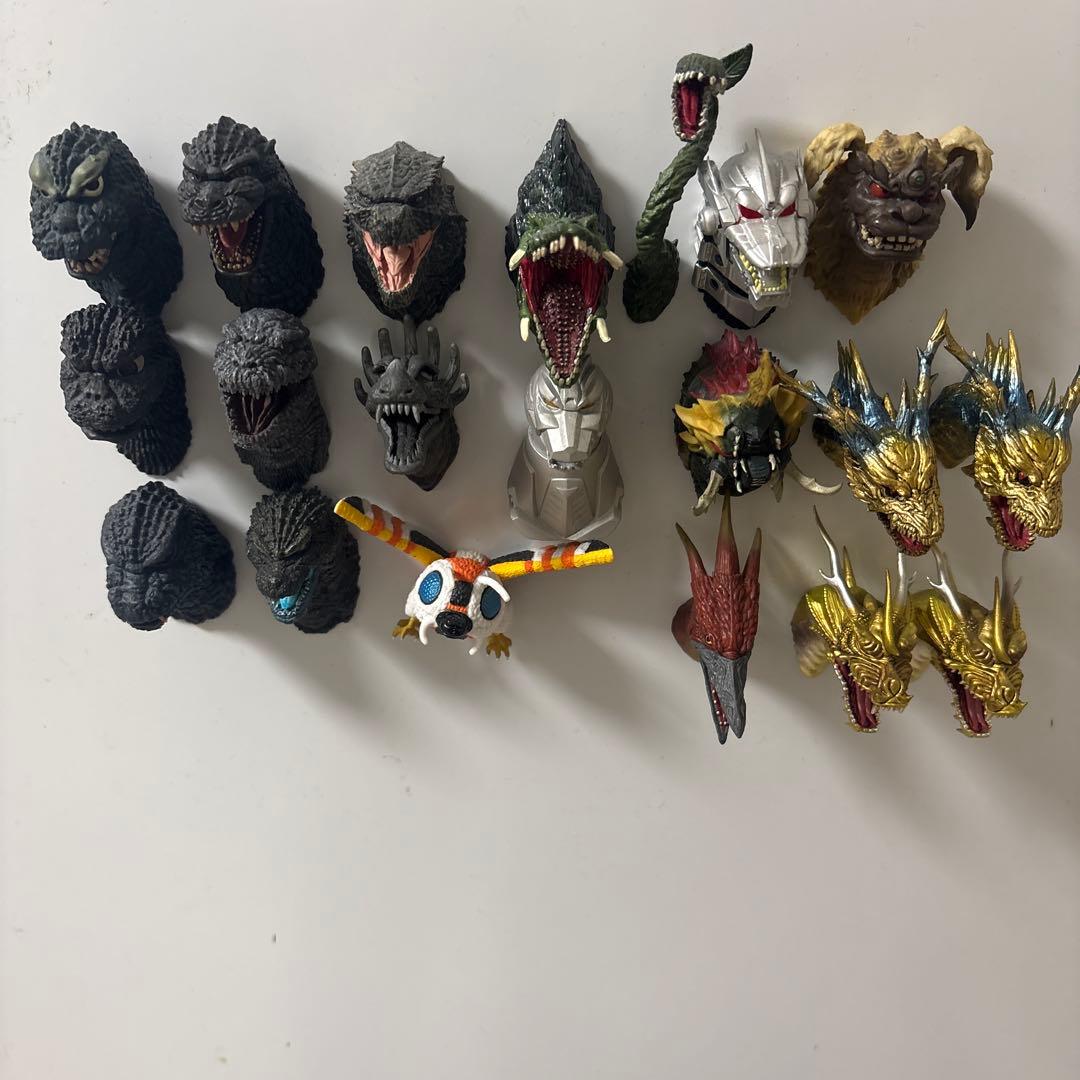 一番くじ　ゴジラ　モンスターヘッドマグネット