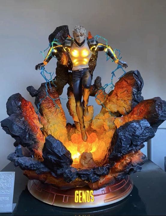 ワンパンマン 鬼サイボーグ ガレージキット ガレキ スタチュー④