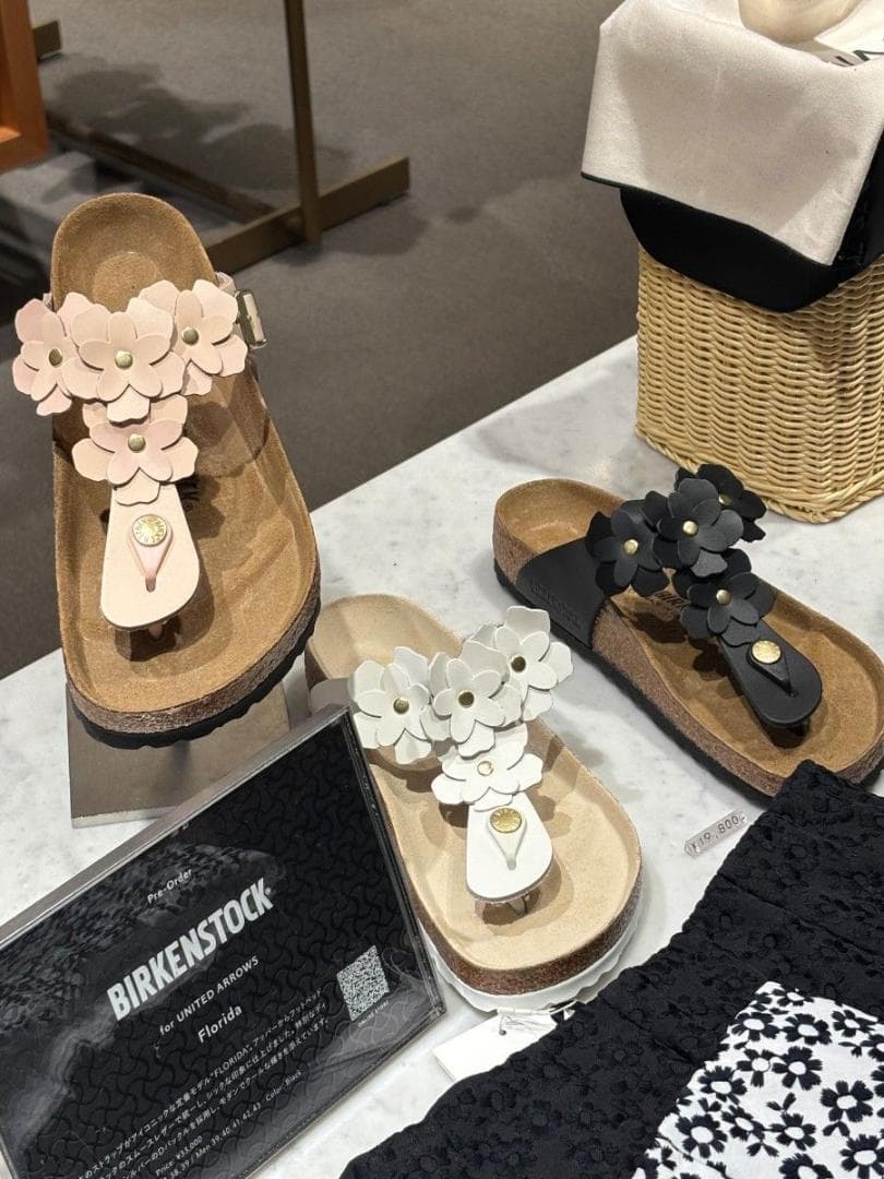 38　BIRKENSTOCK x UNITED ARROWS GIZEH ピンク