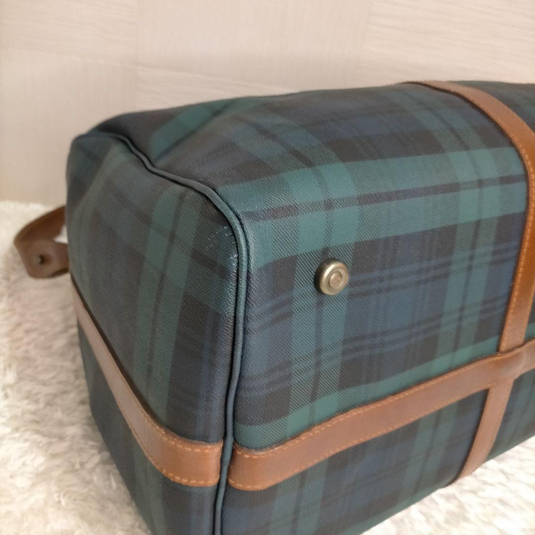 けん希少ポロラルフローレン ボストンバッグ　2way PVC レザー大容量