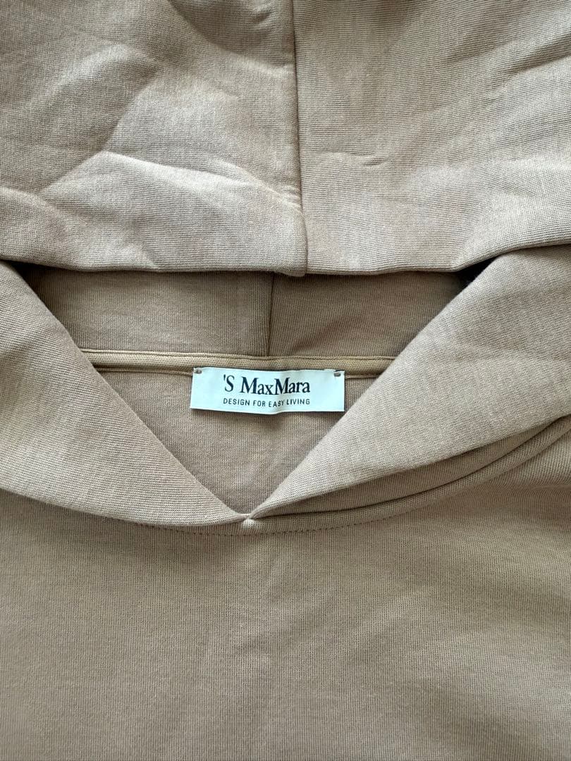 MaxMara フード付きブラウンパーカー S