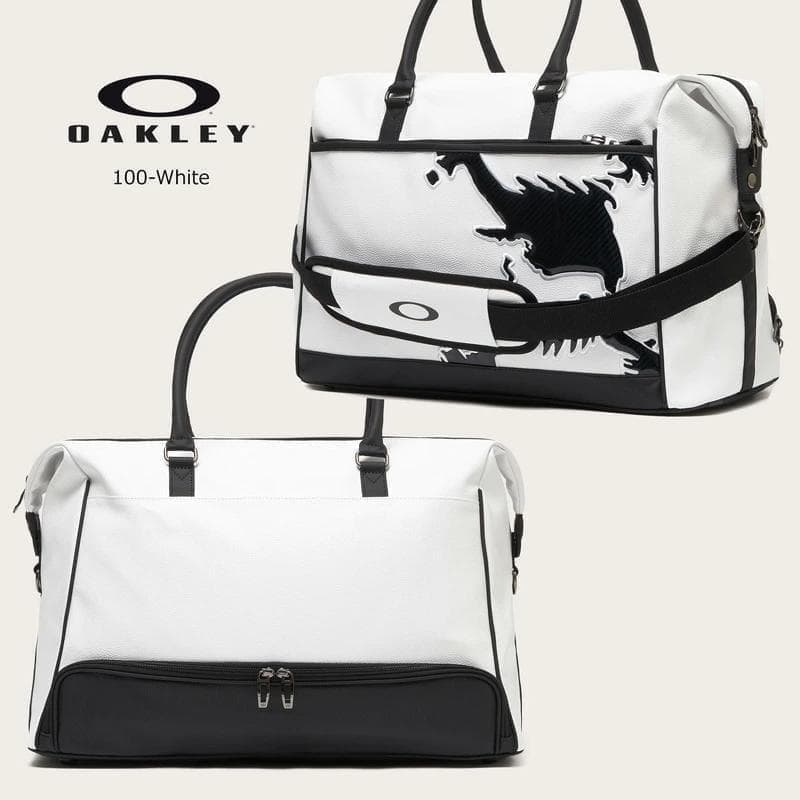 新品 OAKLEY オークリー スカル ボストンバッグ ホワイト
