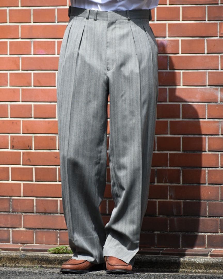 25SS【MAATEE&SONS】JEFFELY 撚杢ヘリンボーン