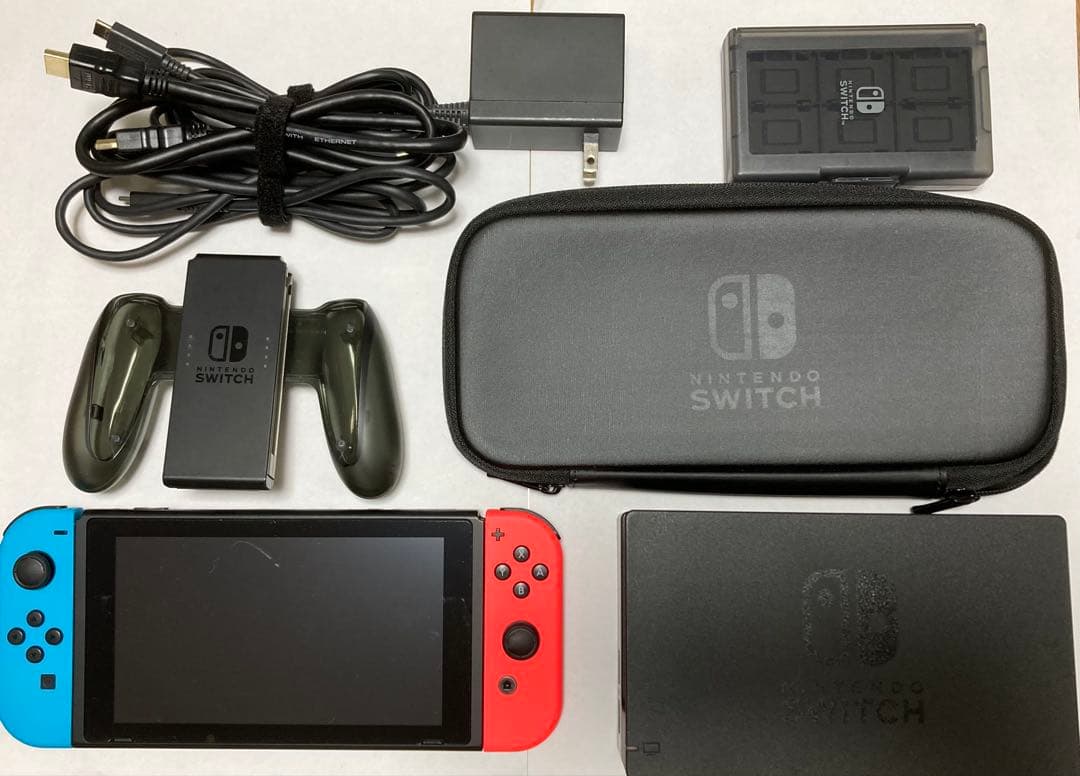 【128GB SD付き】Nintendo Switch本体＆付属品セット外箱なし