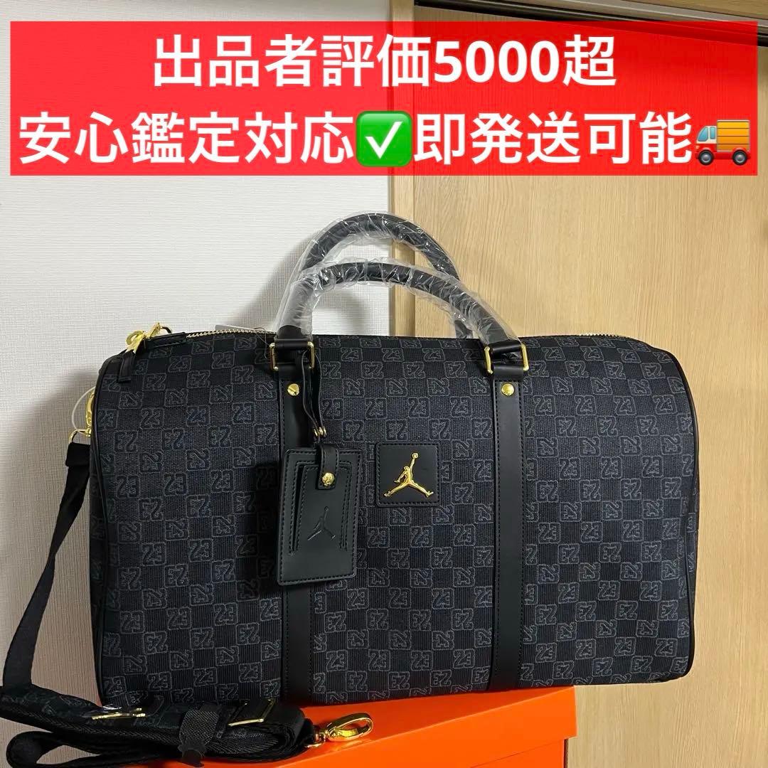 バッグ JORDAN MONOGRAM DUFFLE BAG BLACK