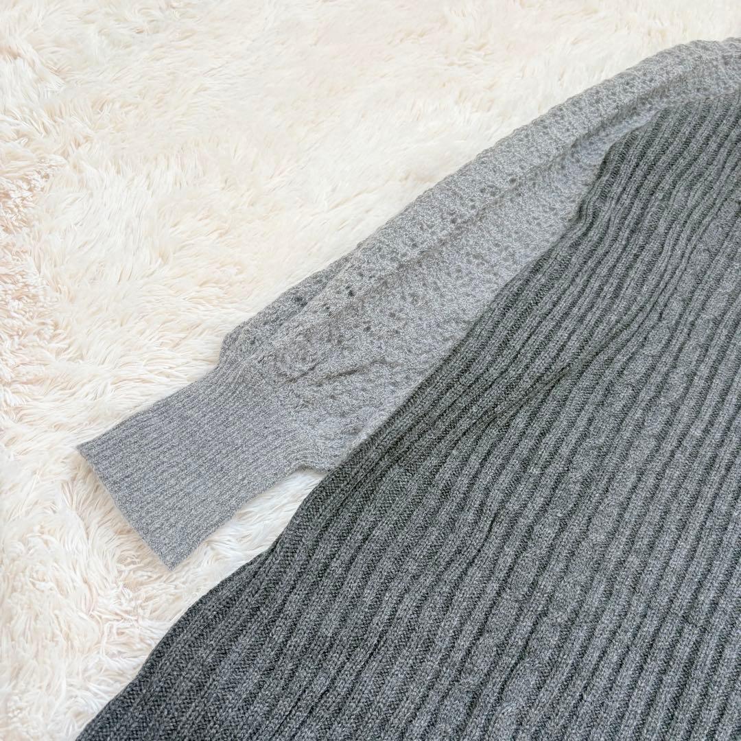 ウィルフリー　mohair like openwork rib knit OP