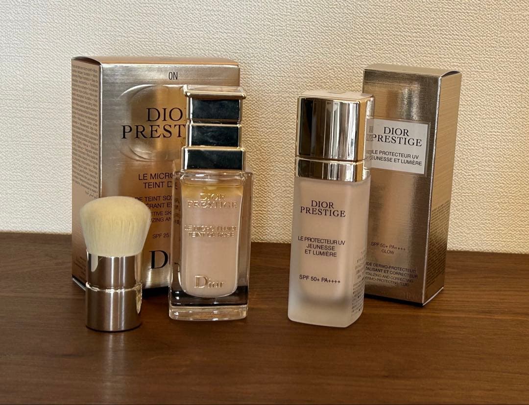 【開封】DIOR PRESTIGE ファンデーション&UV化粧下地