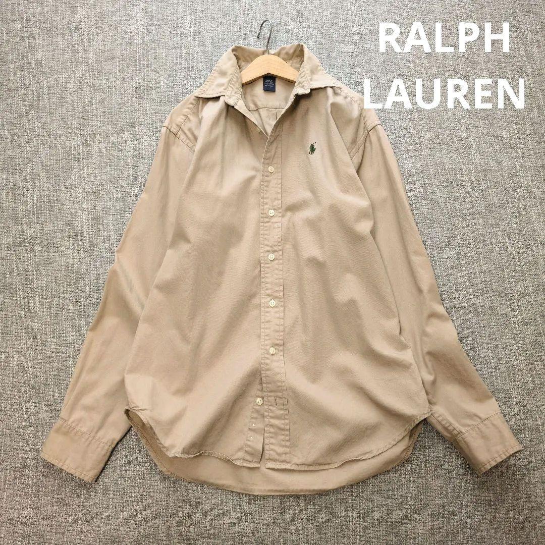 ラルフローレン　国内正規品　オーバーサイズ　ポニー刺繡　コットンシャツ