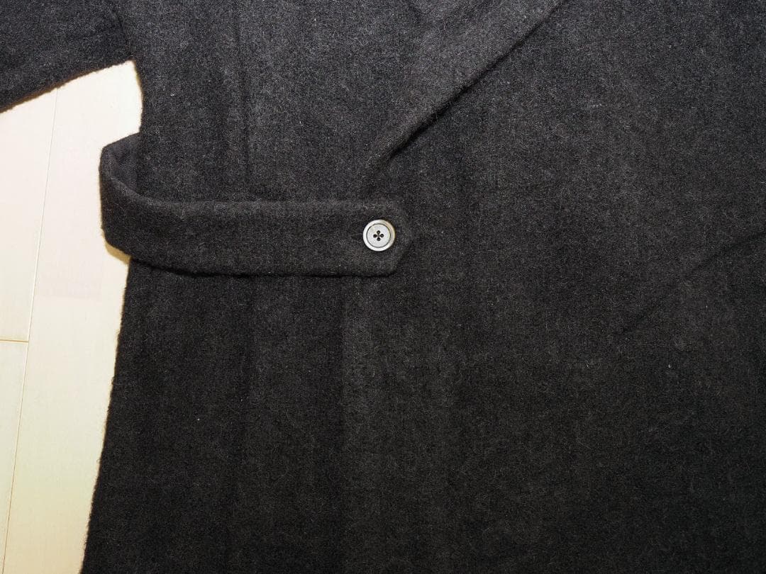 forme d'expression フーデッドニットコートM