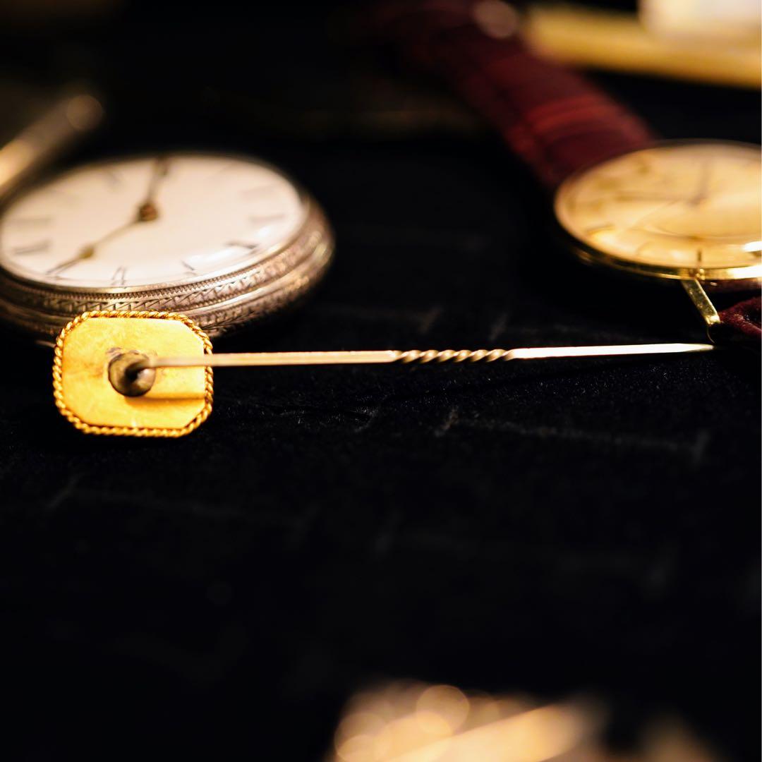 19世紀　アンティーク　マイクロモザイク　ブローチ　希少　ピン