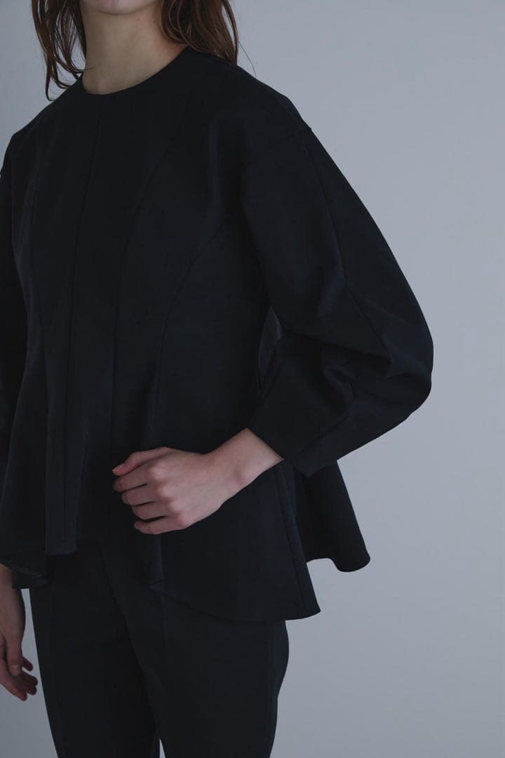 LE PHIL ダブルクロスストレッチブラウス